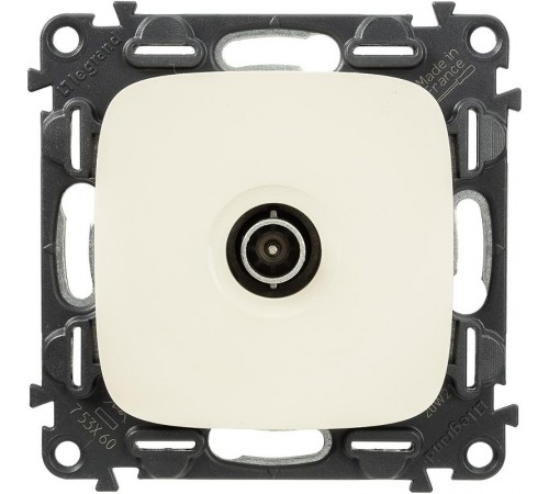 Valena ALLURE DIY Сл.кость Розетка TV оконечная, 10 дБ, 0-862 МГц  753860  Legrand
