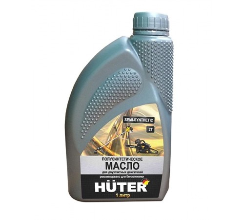 Масло 2Т полусинтетическое для двухтактных двигателей, для техники 1л  73/8/3/2  HUTER