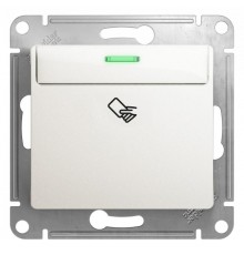 Glossa Перламутр Выключатель карточный, сх.6  GSL000669  SE