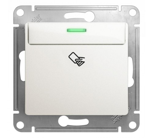 Glossa Перламутр Выключатель карточный, сх.6  GSL000669  SE