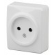 Розетка без заземления без шторок, 16A-250В, IP20, ОУ, 11-2201-01 Эра Эксперт, Белый  Б0031551  ЭРА