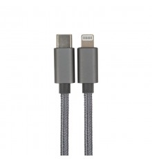 Кабель Type-C - Lightning PD/1m/nylon/gray  18-1826  REXANT