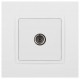 Розетка Elegance 14-3101-01М TV одиночная, белый матовый  Б0065813  ЭРА