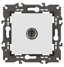 Розетка Elegance 14-3101-01М TV одиночная, белый матовый  Б0065813  ЭРА