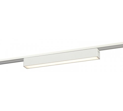 Магнитный трековый светильник  TRM-S5-1-12W4K-WH с заливающим светом для тонкой магнитной системы 12Вт 4000К белый  Б0059042  ЭРА