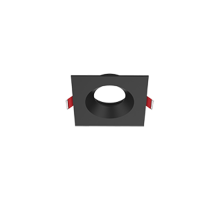 Рамка для модульного светильника FLEX 50 08 квадратная встраиваемая 90х90х30мм RAL9005 черный муар  V1-R0-T0435-10002-2000000  VARTON