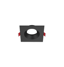 Рамка для модульного светильника FLEX 50 08 квадратная встраиваемая 90х90х30мм RAL9005 черный муар  V1-R0-T0435-10002-2000000  VARTON