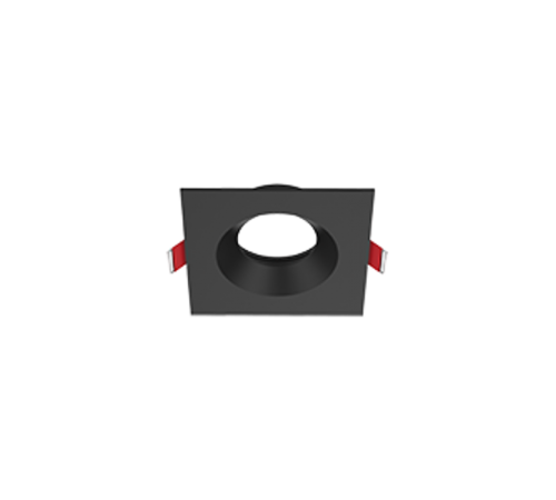 Рамка для модульного светильника FLEX 50 08 квадратная встраиваемая 90х90х30мм RAL9005 черный муар  V1-R0-T0435-10002-2000000  VARTON