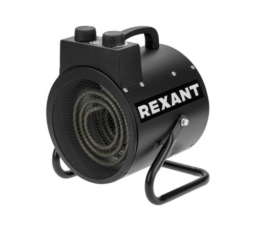 Пушка тепловая электрическая, круглая, регулировка угла наклона, ТЭН, 2кВт  60-0038  REXANT