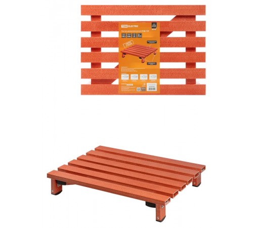 Настил диэлектрический НСД-120, 500 х 700 мм, h=120 мм, стеклопласт., до 50 кВ "ЭкспертЭлектрик"  SQ1028-0694  TDM