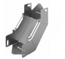 Угловой соединитель внутренний к лотку УЛ 600х65, толщ. 1,0 мм, Сендзимир цинк  УСВНР90-600х65-1,0-СЦ  Ostec