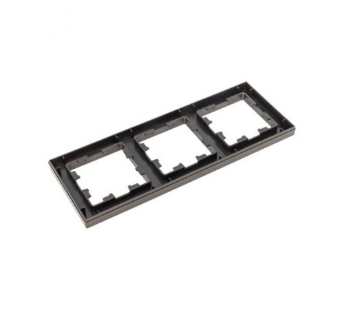 3 - местная рамка, мокко, пластик Эпика  UP1-FPM-03 EKF