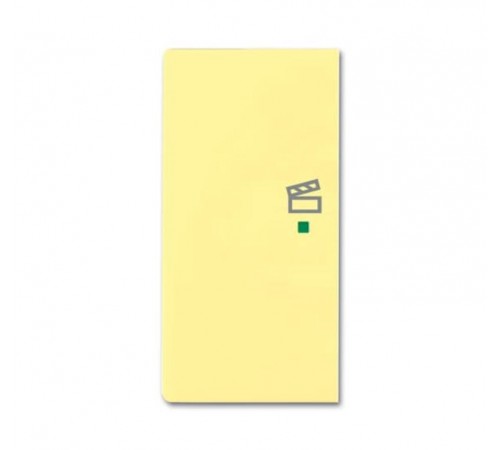 Клавиша двойная левая free@home, сцена, future, цвет sahara/жёлтый6220-0-0575 ABB