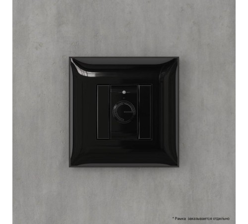Диммер поворотный в стену, "Avanti", "Черный квадрат"  4402133  DKC