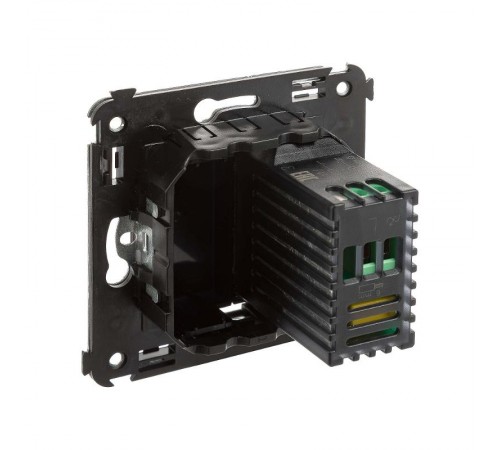 Диммер поворотный в стену, "Avanti", "Черный квадрат"  4402133  DKC