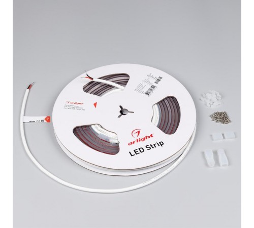 Светодиодная лента герметичная CSP-PFS-X480-10mm 24V White6000 (14.4 W/m, IP68, TWP100, 5m) (Arlight, -)  045042  Arlight