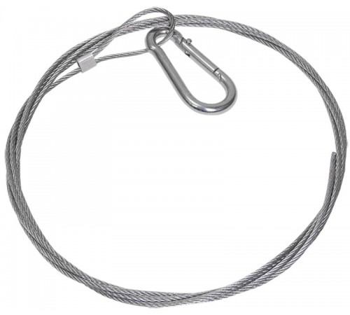Стальной трос с карабином 2000  CLP1M-SRC-2-02  IEK