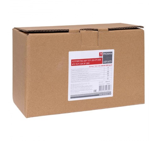 Устройство АВР ТСP1 32A 3р 230В EKF PROxima  ats-tsr1-32A-3p-pro  EKF