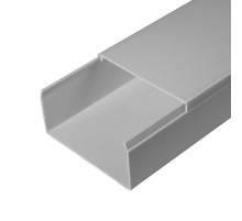 Кабель-канал серый RAL 7035 80х40 (30м/уп) 2-й замок в п/э   PR03.0079  ПРОМРУКАВ