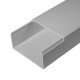 Кабель-канал серый RAL 7035 80х40 (30м/уп) 2-й замок в п/э   PR03.0079  ПРОМРУКАВ
