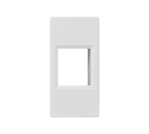 Altira Белый Плата лицевая W45 1 модуль 1xKeystone RAL9003  RIN-145-B  SE