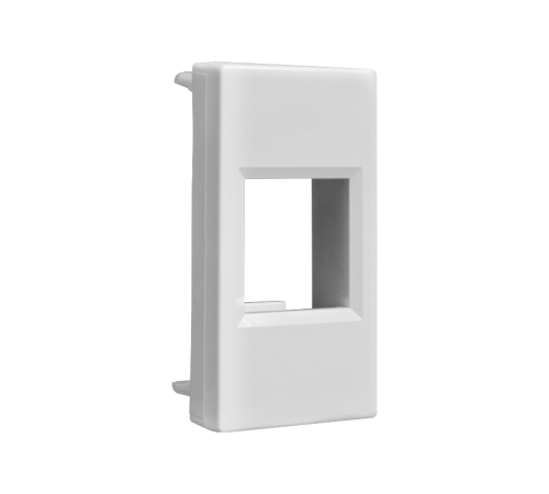 Altira Белый Плата лицевая W45 1 модуль 1xKeystone RAL9003  RIN-145-B  SE
