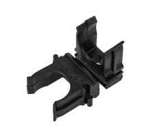 Крепеж-клипса для трубы D 20 мм, черная (100 шт./уп.)  28-0120-3  REXANT