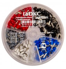 Контейнер наконечников-гильз с изолир.фланцем 0,50-2,50мм.кв, 1 упаковка - 400шт.  2ARTD111  DKC