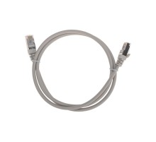 Патч-корд F/UTP, CAT 5e, RJ45-RJ45, 26AWG, LSZH, серый, 1м REXANT  02-0110-1  REXANT