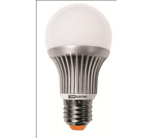 Лампа светодиодная LED 6Вт Е27 220В 3000К А21 груша  SQ0340-0011  TDM