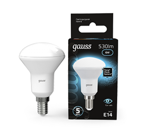 Лампа светодиодная LED 6Вт E14 220В 4100К Reflector R50  106001206  Gauss