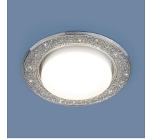 Светильник точечный встраиваемый 1072 GX53 SL/СН серебряный блеск/хром  a043162  Elektrostandard