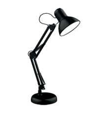 Светильник настольный GTL002 60W 220-240V E27 черный струбцина и основание 1/12  GT0022  Gauss