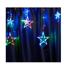 Гирлянда - бахрома 230V 138 LED длина 3м, мультиколор, IP20 , сетевой шнур 3м в комплекте, CL29  48615  FERON