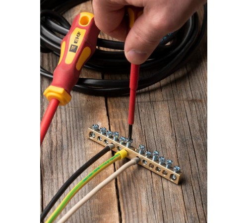 Шина "0" PE 63.12 (латунь) EKF PROxima  sn0-63-12  EKF