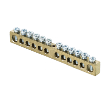 Шина "0" PE 63.12 (латунь) EKF PROxima  sn0-63-12  EKF