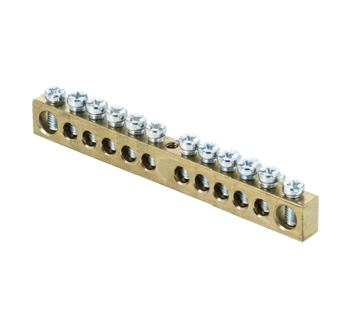 Шина "0" PE 63.12 (латунь) EKF PROxima  sn0-63-12  EKF