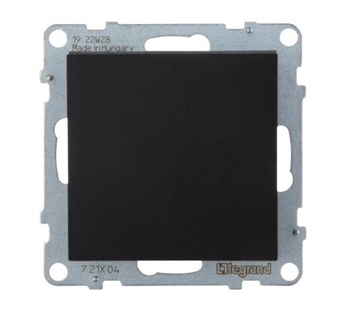 SUNO Выключатель 16АХ 250В. Безвинтовые зажимы. Цвет "Антрацит"  721404  Legrand