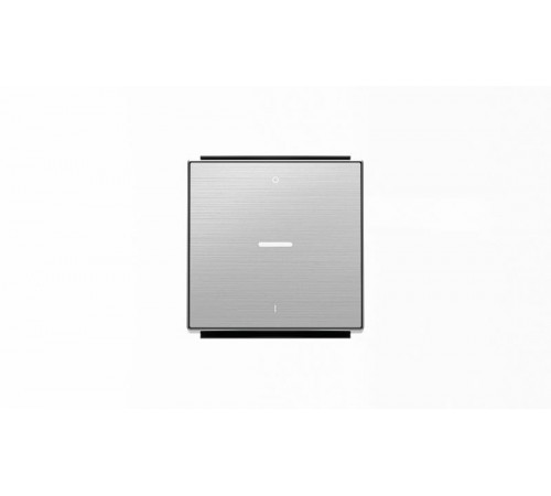 Клавиша для 1-клавишных выключателей/переключателей/кнопок с символом I/O и линзой подсветки, серия SKY, цвет нержавеющая сталь2CLA850140A1401 ABB