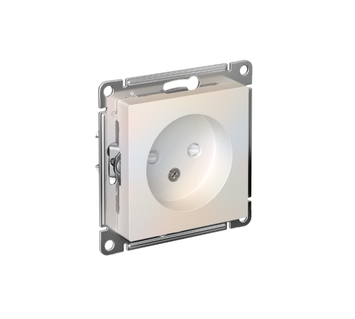 AtlasDesign Жемчуг Розетка без заземления со шторками, 16А, механизм  ATN000449  SE
