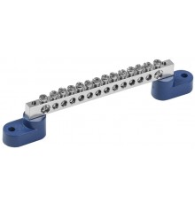 Шина N "ноль" на двух угловых изоляторах Ni ШНИ-6х9-14-У2-С  YNN10-14-C2-K07-N  IEK