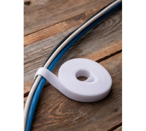 Хомут-липучка 16 мм (5м ролл) белый EKF PROxima  hlft-1-w  EKF