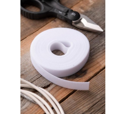 Хомут-липучка 16 мм (5м ролл) белый EKF PROxima  hlft-1-w  EKF