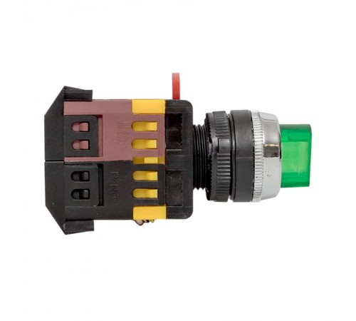 Переключатель ANC-22 2P зеленый с подсветкой 220В NO+NC EKF PROxima  psw-ans-2p-g-220  EKF