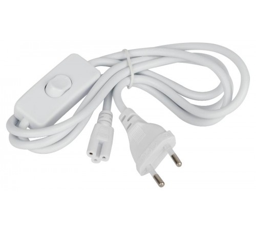 Сетевой шнур LLED-A-CABLE-04 с выключателем 3-pin 1,5м  Б0056188  ЭРА