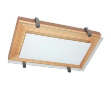 Светильник "Полесье" 280х160 НББ 06-40 М40 белый /корпус сосна /держатель хром  1005205881  Элетех