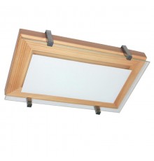 Светильник "Полесье" 280х160 НББ 06-40 М40 белый /корпус сосна /держатель хром  1005205881  Элетех