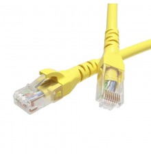 Патч-корд неэкранированный CAT6 U/UTP 4х2, LSZH, желтый, 0.5м  RN6UU4505YL  DKC