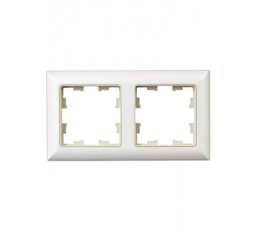 BRITE Рамка 2-ая РУ-2-Бр бежевый/жемчуг  BR-M22-12-1-K10  IEK