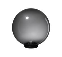 Светильник НТУ 03-100-402 шар d=400 мм IP54 (дымчатый ПММА, основание плоское ПК 145, Е27)  SQ0330-0634  TDM